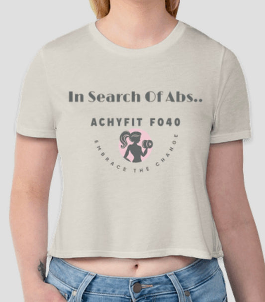 In Search of Abs Crop Tee