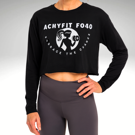 Cropped Long Sleeve Tee
